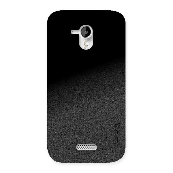 Black Grey Noise Fusion Back Case for Micromax Canvas HD A116
