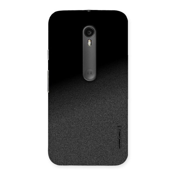 Black Grey Noise Fusion Back Case for Moto G3