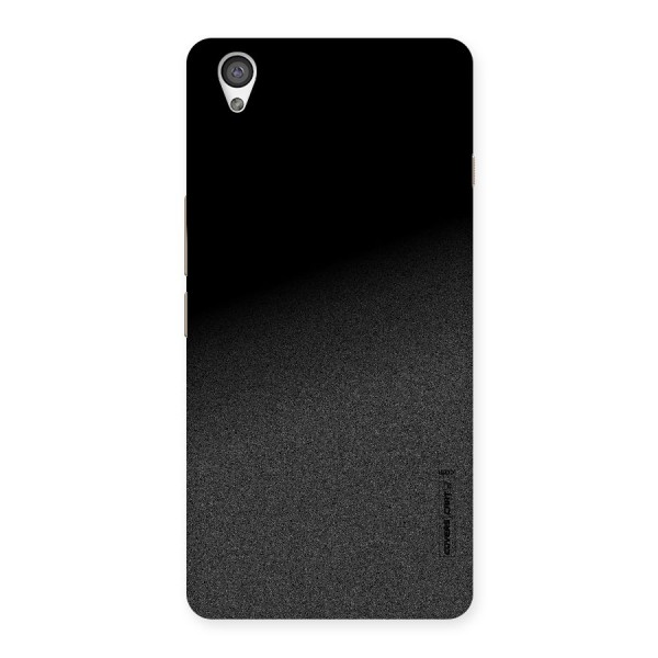 Black Grey Noise Fusion Back Case for OnePlus X