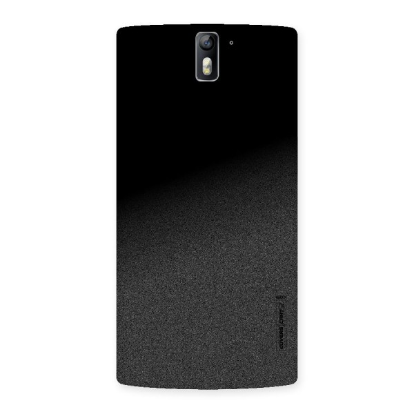Black Grey Noise Fusion Back Case for One Plus One