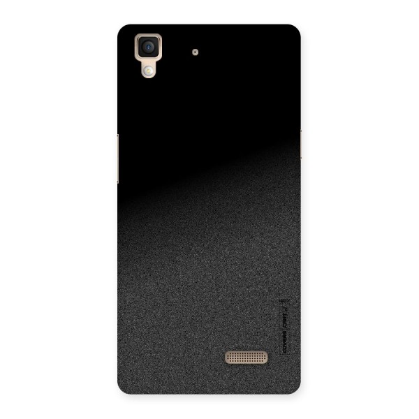 Black Grey Noise Fusion Back Case for Oppo R7