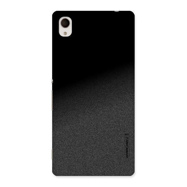 Black Grey Noise Fusion Back Case for Sony Xperia M4