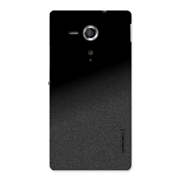 Black Grey Noise Fusion Back Case for Sony Xperia SP