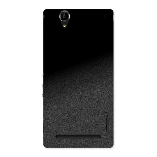 Black Grey Noise Fusion Back Case for Sony Xperia T2