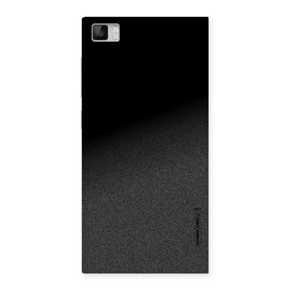 Black Grey Noise Fusion Back Case for Xiaomi Mi3
