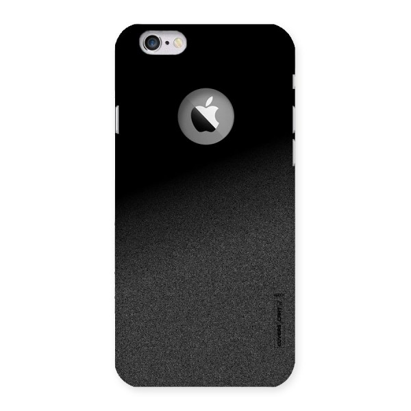 Black Grey Noise Fusion Back Case for iPhone 6 Logo Cut