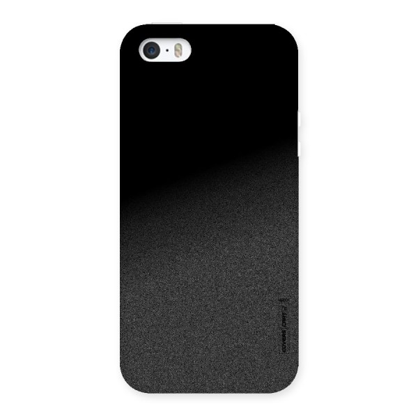 Black Grey Noise Fusion Back Case for iPhone SE