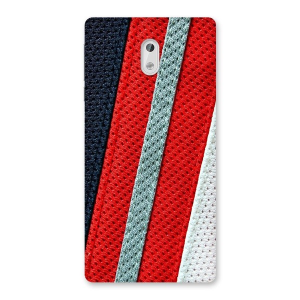 Black Red Grey Stripes Back Case for Nokia 3