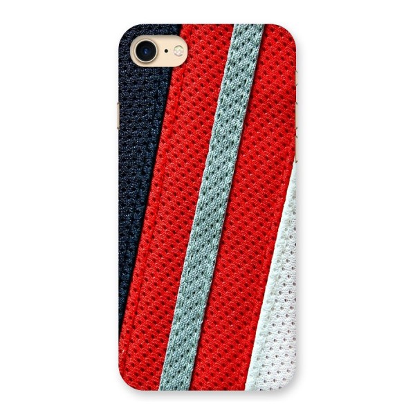 Black Red Grey Stripes Back Case for iPhone 7