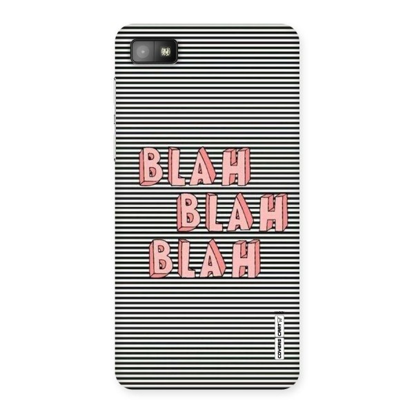 Blah Stripes Back Case for Blackberry Z10