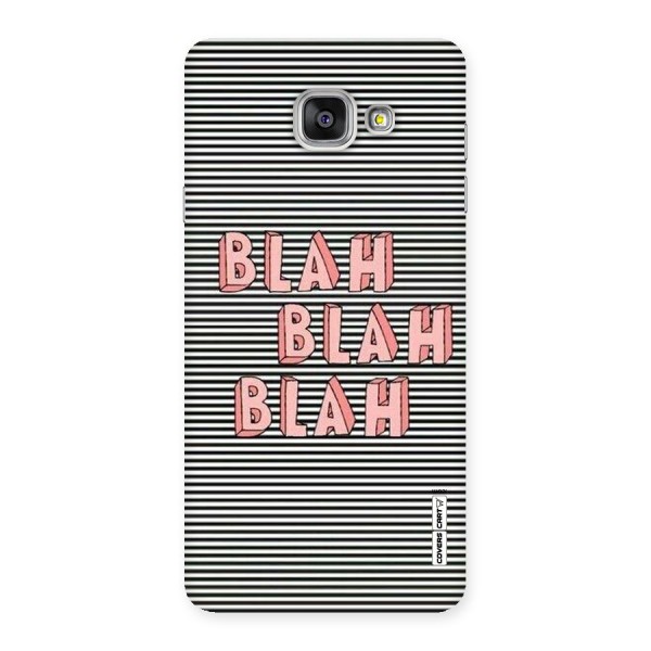 Blah Stripes Back Case for Galaxy A7 2016