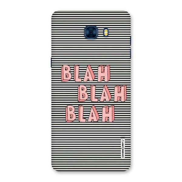 Blah Stripes Back Case for Galaxy C7 Pro