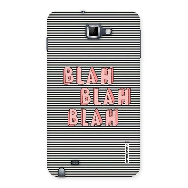 Blah Stripes Back Case for Galaxy Note
