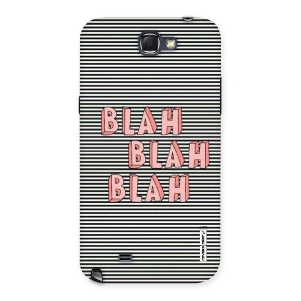 Blah Stripes Back Case for Galaxy Note 2