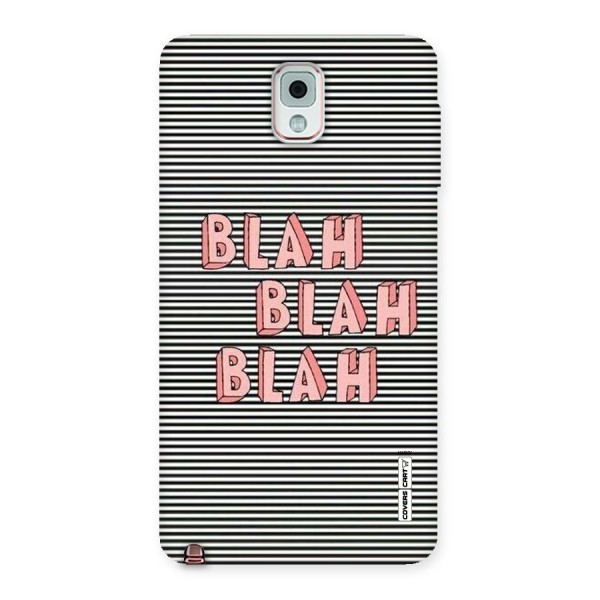 Blah Stripes Back Case for Galaxy Note 3