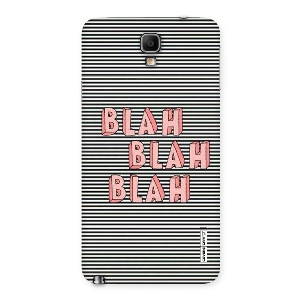 Blah Stripes Back Case for Galaxy Note 3 Neo