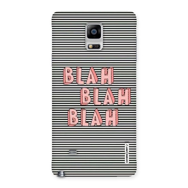 Blah Stripes Back Case for Galaxy Note 4