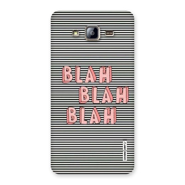 Blah Stripes Back Case for Galaxy On5