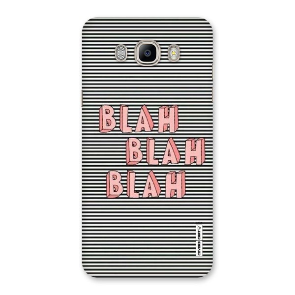 Blah Stripes Back Case for Galaxy On8