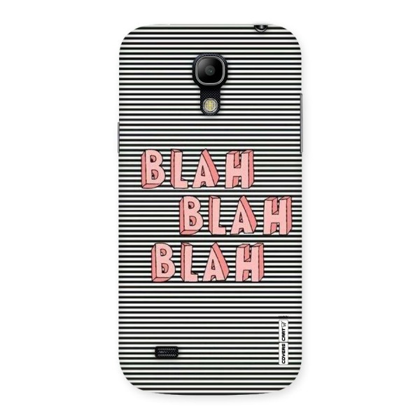 Blah Stripes Back Case for Galaxy S4 Mini