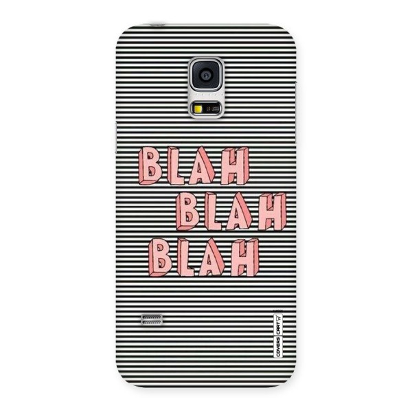 Blah Stripes Back Case for Galaxy S5 Mini