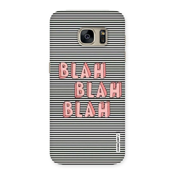 Blah Stripes Back Case for Galaxy S7
