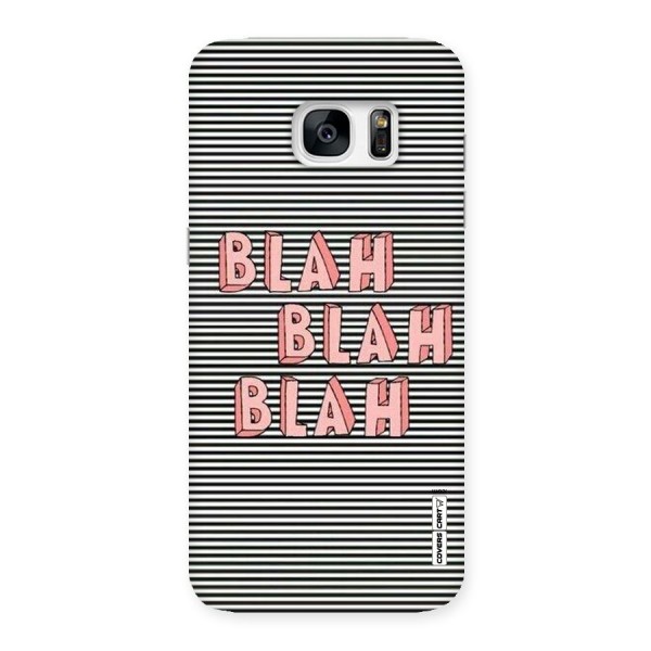 Blah Stripes Back Case for Galaxy S7 Edge