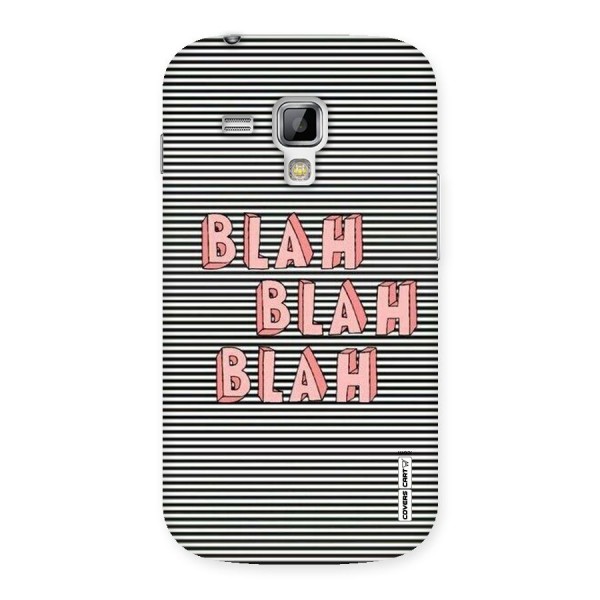Blah Stripes Back Case for Galaxy S Duos