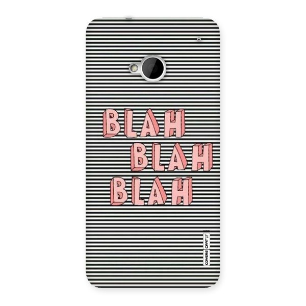 Blah Stripes Back Case for HTC One M7