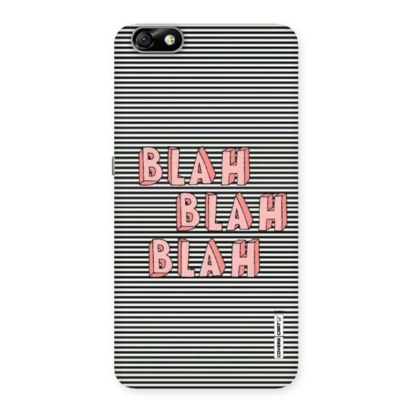 Blah Stripes Back Case for Honor 4X