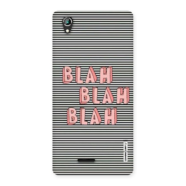 Blah Stripes Back Case for Lava Iris 800