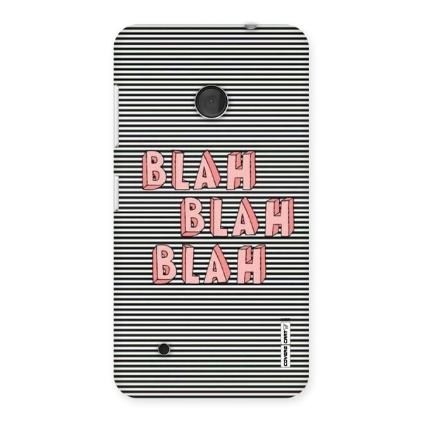 Blah Stripes Back Case for Lumia 530