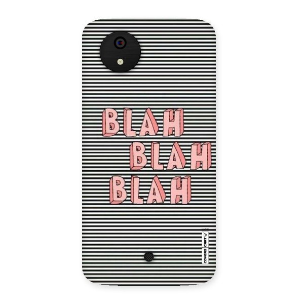 Blah Stripes Back Case for Micromax Canvas A1