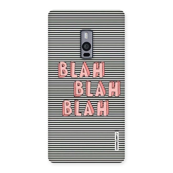 Blah Stripes Back Case for OnePlus Two