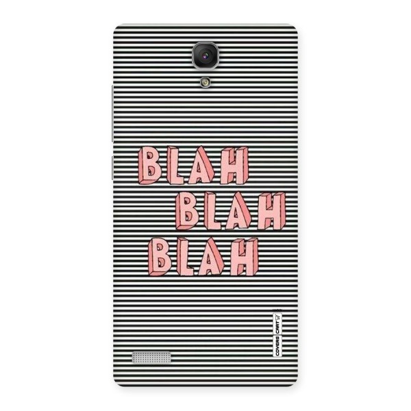 Blah Stripes Back Case for Redmi Note 4
