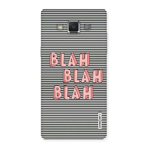 Blah Stripes Back Case for Samsung Galaxy A5