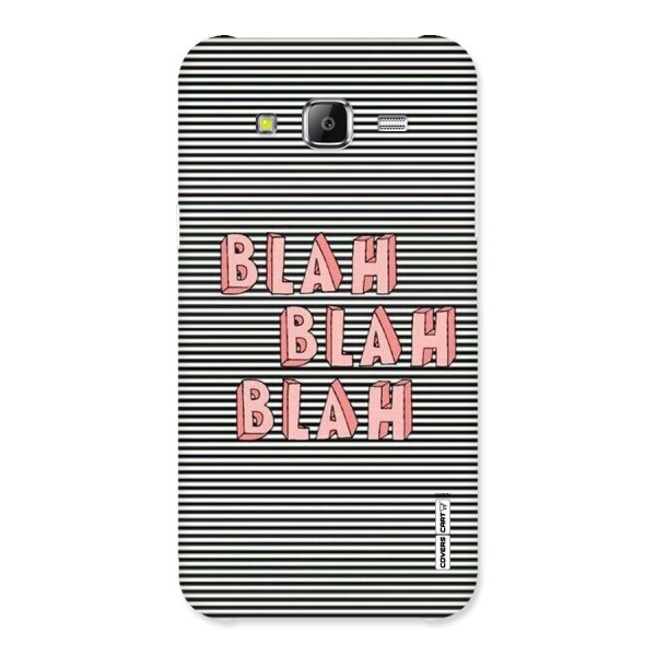 Blah Stripes Back Case for Samsung Galaxy J5