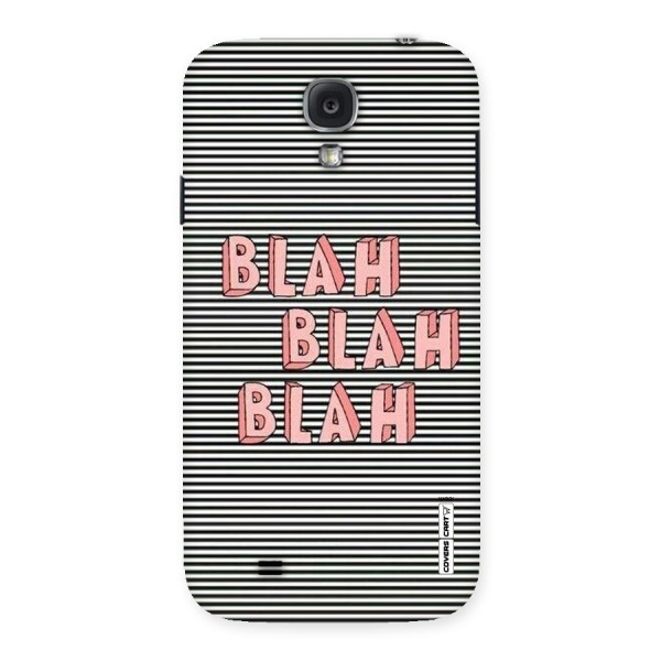 Blah Stripes Back Case for Samsung Galaxy S4