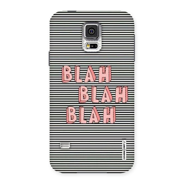 Blah Stripes Back Case for Samsung Galaxy S5