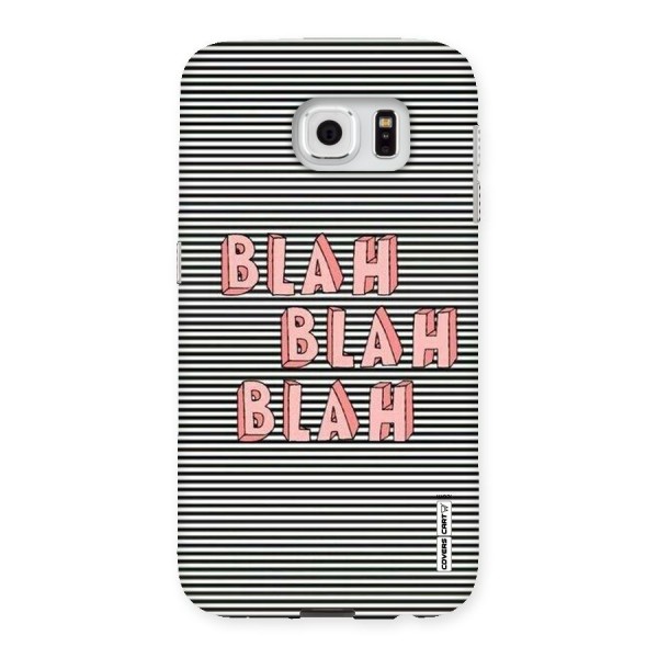 Blah Stripes Back Case for Samsung Galaxy S6