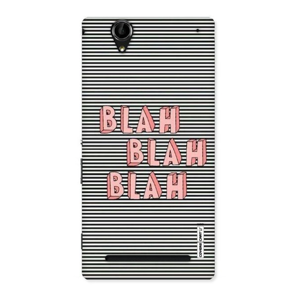 Blah Stripes Back Case for Sony Xperia T2