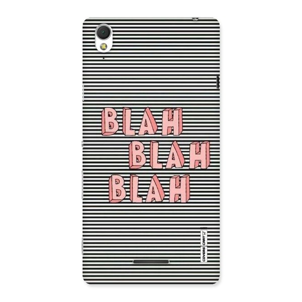 Blah Stripes Back Case for Sony Xperia T3