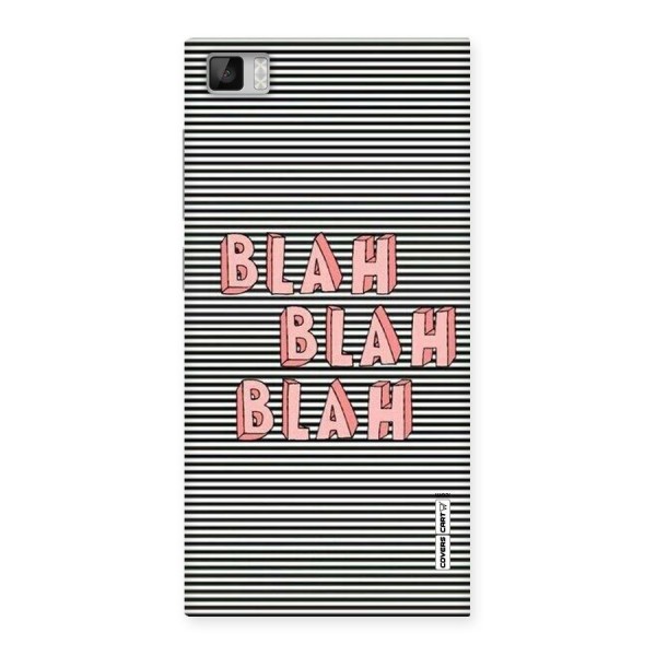 Blah Stripes Back Case for Xiaomi Mi3
