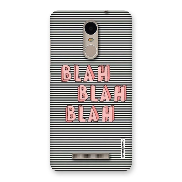 Blah Stripes Back Case for Xiaomi Redmi Note 3
