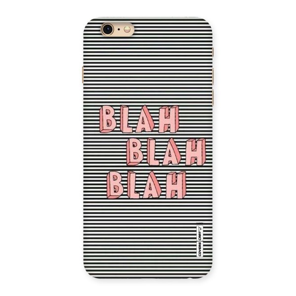 Blah Stripes Back Case for iPhone 6 Plus 6S Plus