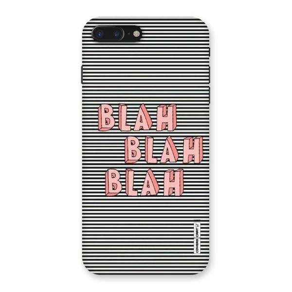 Blah Stripes Back Case for iPhone 7 Plus