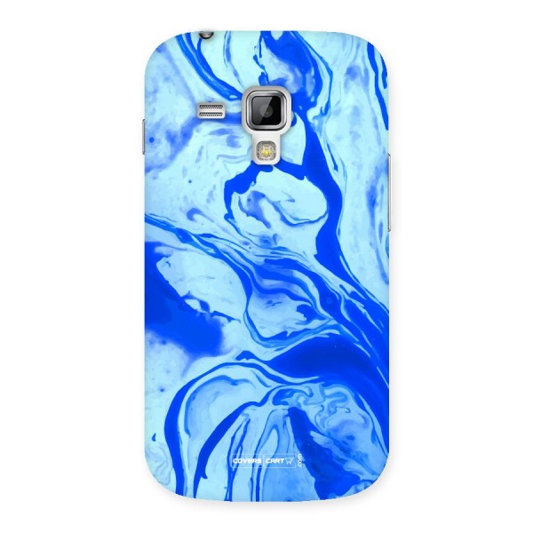 Blaze Blue Marble Texture Back Case for Galaxy S Duos