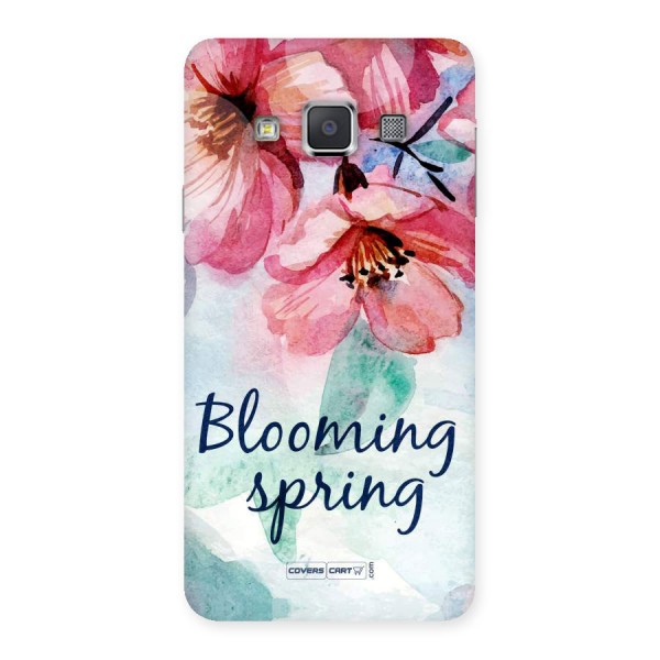 Blooming Spring Back Case for Galaxy A3
