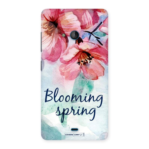 Blooming Spring Back Case for Lumia 540