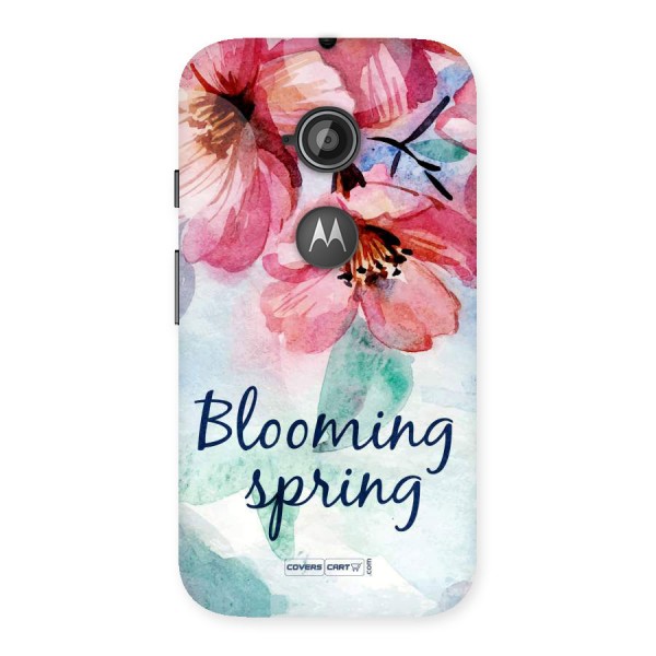Blooming Spring Back Case for Moto E 2nd Gen